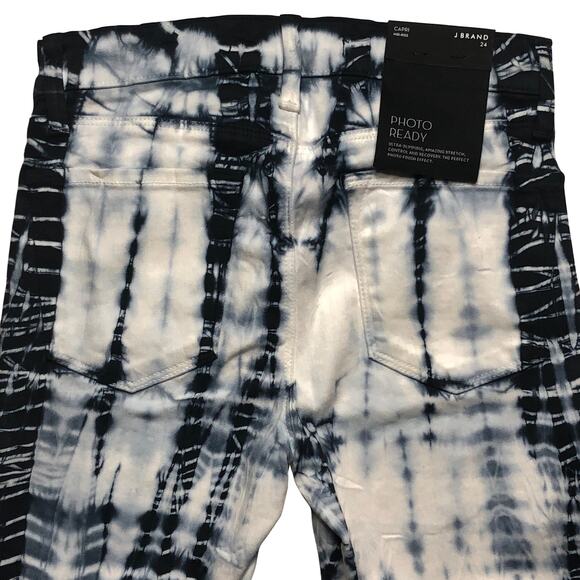 J Brand Photo Ready Tied Estate Blu Skinny Capri - Size 24 - Picture 6 of 15